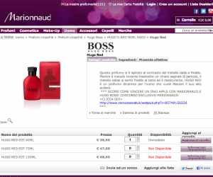VINCI UN IPAD CON HUGO RED - MARIONNAUD
