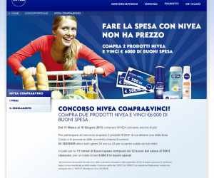 FARE LA SPESA CON NIVEA NON HA PREZZO
