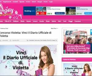 Concorso Violetta: Vinci il Diario Ufficiale di Violetta