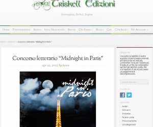 Concorso letterario “Midnight in Paris”