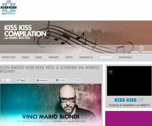 CON RADIO KISS KISS VOLI A LONDRA DA MARIO BIONDI