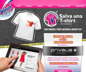 VANISH Salva una T-shirt