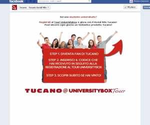 Vinci con il Tucano Social Win di Universitybox Tour