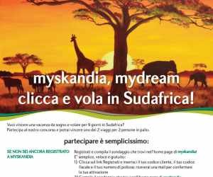 MYSKANDIA, MY DREAM – CLICCA E VOLA IN SUDAFRICA!