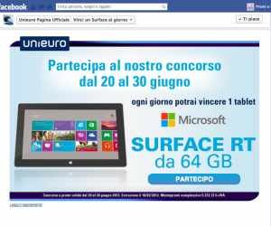 CON UNIEURO VINCI UN SURFACE AL GIORNO
