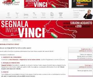 Segnala, Invita e Vinci