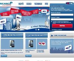 TIM RICARICA+ E VINCI SEMPRE