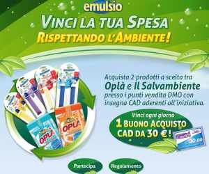 VINCI LA TUA SPESA, RISPETTANDO L’AMBIENTE!