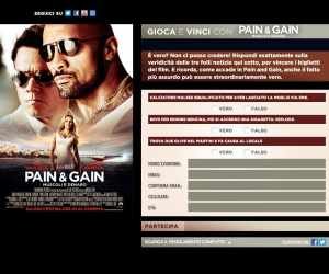 VINCI CON PAIN & GAIN – MUSCOLI E DENARO