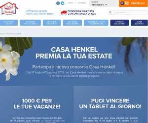 CON CASA HENKEL VINCI UN TABLET PORTATILE AL GIORNO E PARTI PER LE VACANZE CON ALPITOUR