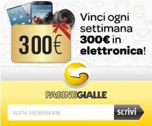 Vinci ogni settimana con PagineGialle