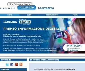 Premio La Stampa per l’informazione digitale