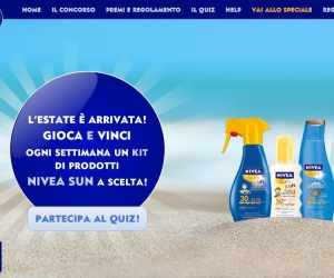 GIOCA E VINCI CON NIVEA SUN