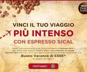 Vinci il tuo viaggio più intenso con Nescafé Dolce Gusto