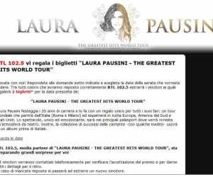 Con RTL 102.5 Very Normal People, LAURA PAUSINI e’ anche vostra!