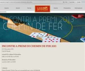 Incontri a premi di Chemin de fer 2013