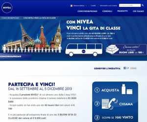 Con NIVEA vinci la gita di classe