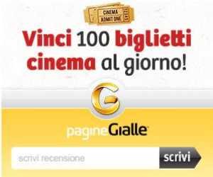 VINCI IL CINEMA CON PAGINE GIALLE