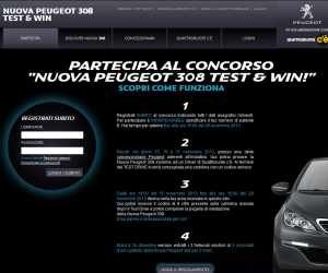 Nuova Peugeot 308: Test & Win!