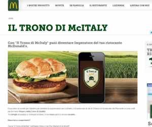 Il trono di McItaly / McDonald’s