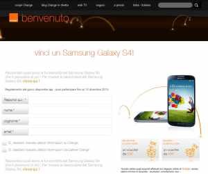 Vinci un Samsung Galaxy S4 con Orange!