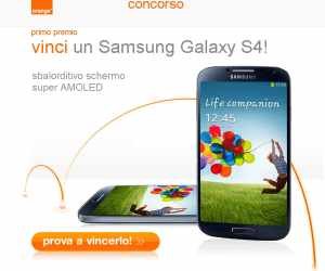 Vinci un Samsung Galaxy S4 con Orange!