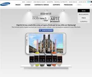 Mostra la tua arte con Samsung
