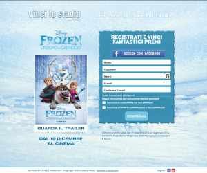 Vinci lo stadio con Disney Frozen