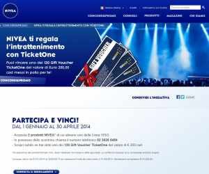 NIVEA ti regala l’intrattenimento con TicketOne