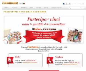 PARTECIPA E VINCI TUTTA LA QUALITA’ DELLE MERENDINE Kinder® e Ferrero®