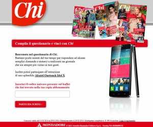 Compila il questionario e vinci con Chi