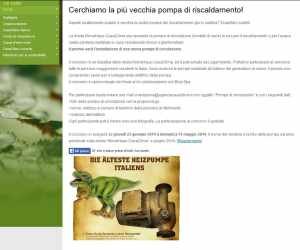 Pompa di circolazione più vecchia d’Italia