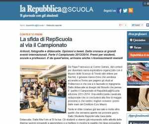 CAMPIONATO NAZIONALE DEGLI STUDENTI DI REPUBBLICA@SCUOLA 2014
