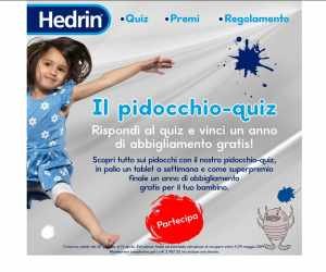 HEDRIN E IL PIDOCCHIO - QUIZ
