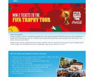 Win 2 tickets to the FIFA TROPHY TOUR - Vinci 2 biglietti per il FIFA TROPHY TOUR