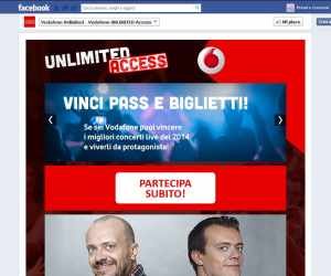 VINCI IL CONCERTO CON VODAFONE