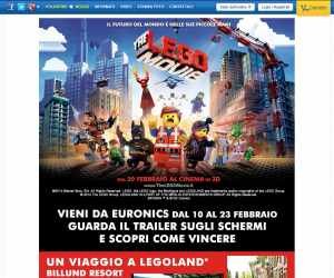 VINCI FANTASTICI PREMI CON THE LEGO MOVIE E EURONICS