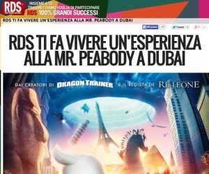 RDS TI FA VIVERE UN’ESPERIENZA ALLA MR. PEABODY A DUBAI