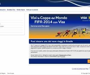 Vivi la Coppa del Mondo FIFA 2014 con Visa