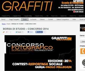 CONCORSO FOTOGRAFICO – BORSA DI STUDIO GRAFFITI “Rolando Fava”