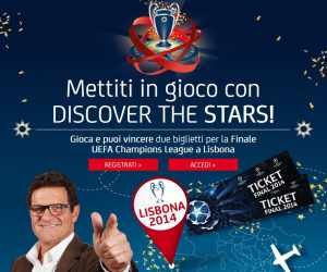 Discover the stars e vinci la Finale di Lisbona 2014