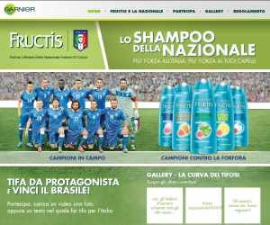 Tifa Italia con Fructis e vinci Casa Azzurri e altri premi della Nazionale