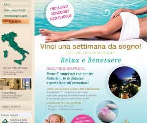 CONCORSO HEALTHOUSE - VINCI UNA SETTIMANA DA SOGNO CON NATURHOUSE