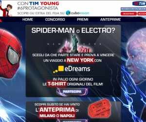 VINCI SUBITO CON TIM YOUNG E THE AMAZING SPIDERMAN 2 E VOLA A NY