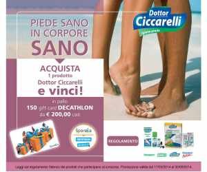 Dott. Ciccarelli ti regala gift card Decathlon