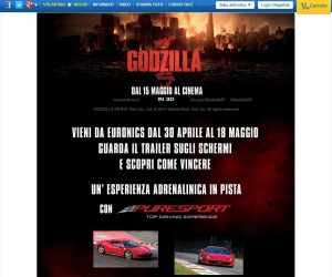 VINCI FANTASTICI PREMI CON GODZILLA E EURONICS