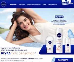 VINCI CON LA MORBIDEZZA DI TALC SENSATION