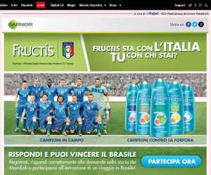 Fructis sta con l’Italia, tu con chi stai?