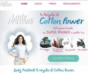 LADY PRESTERIL: in regalo il Cotton Power