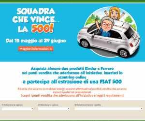 Acquista e puoi vincere la FIAT 500 - G